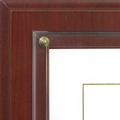 Solid Cherry Traditional Certificate Plaque Kit